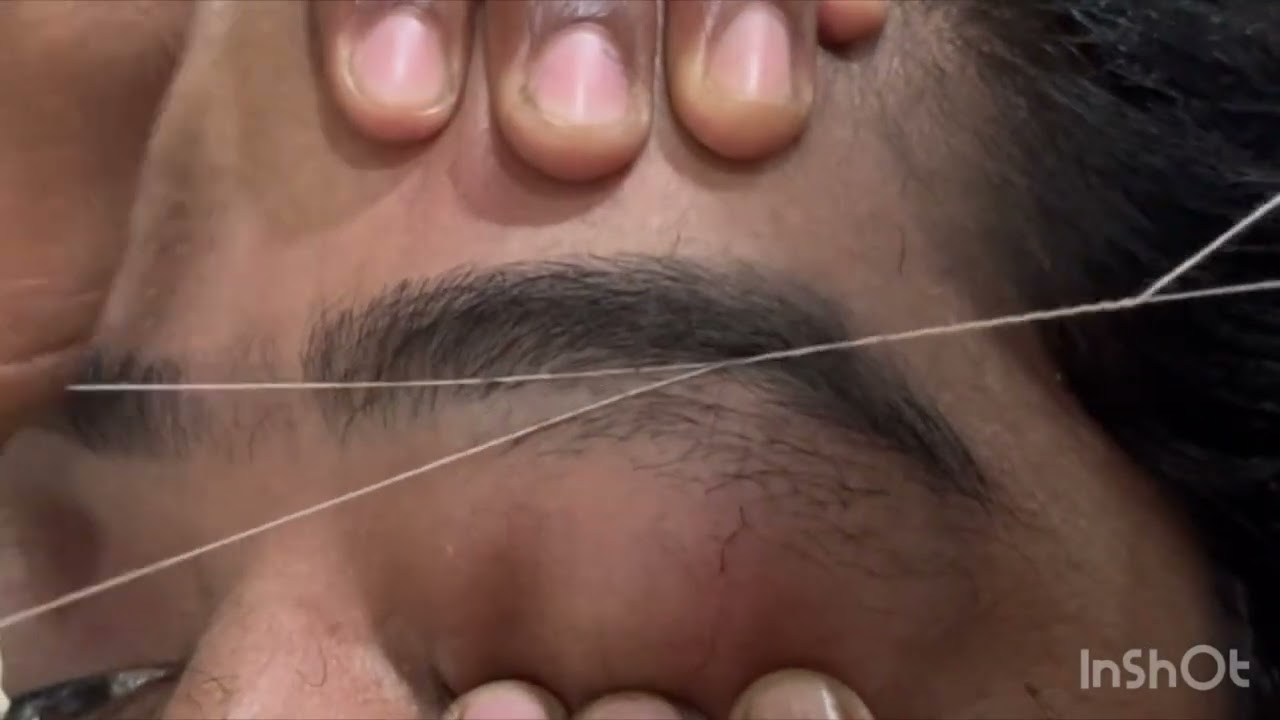 Threading tutorial |how to make eyebrow shape |eyebrow threading/threading