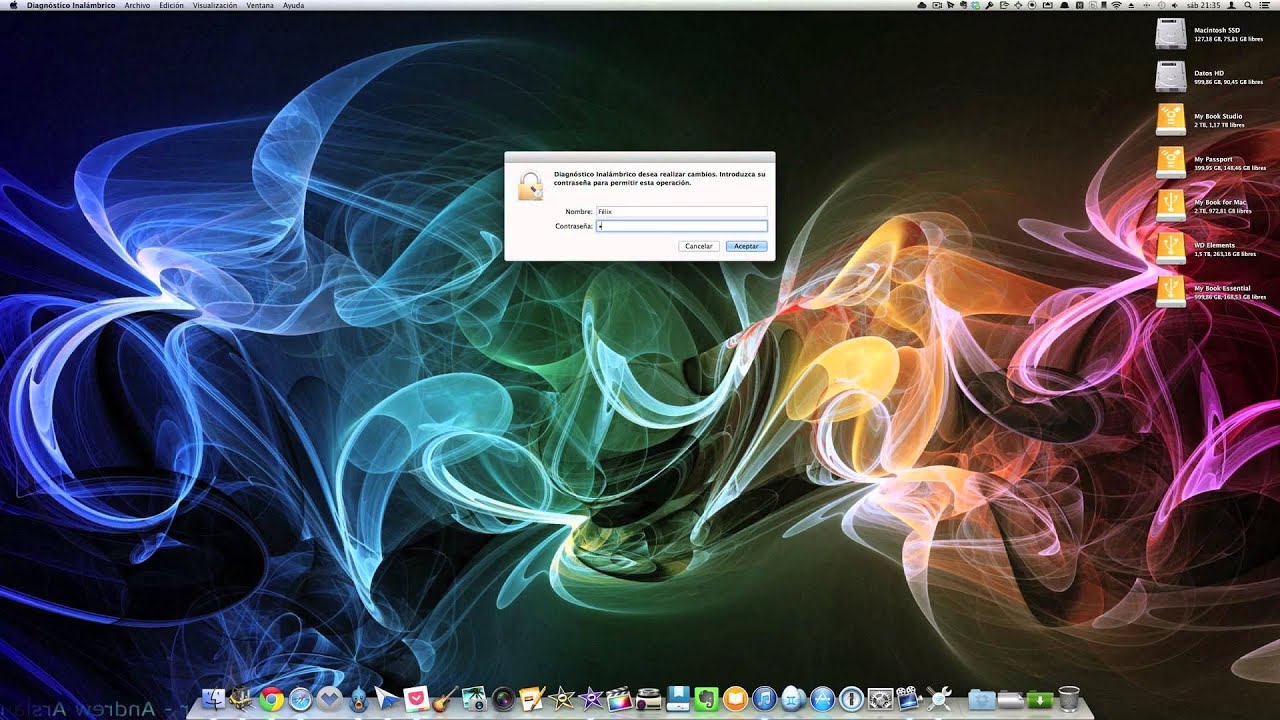 Encontrar el mejor canal para nuestra wifi con Diagnóstico Inalámbrico en Mavericks