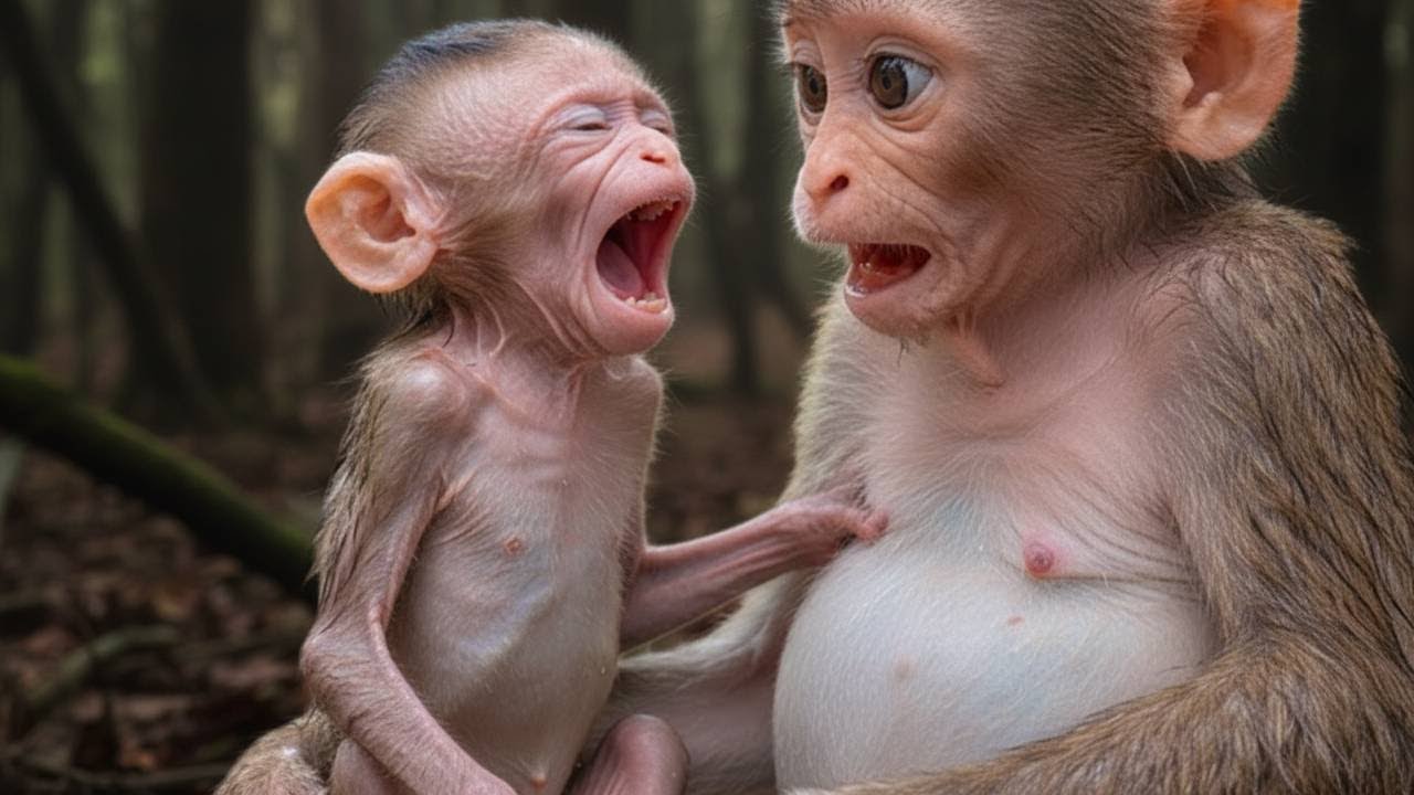 Tiny Steps, Big Cuteness 🐒 | Baby Monkey Walking