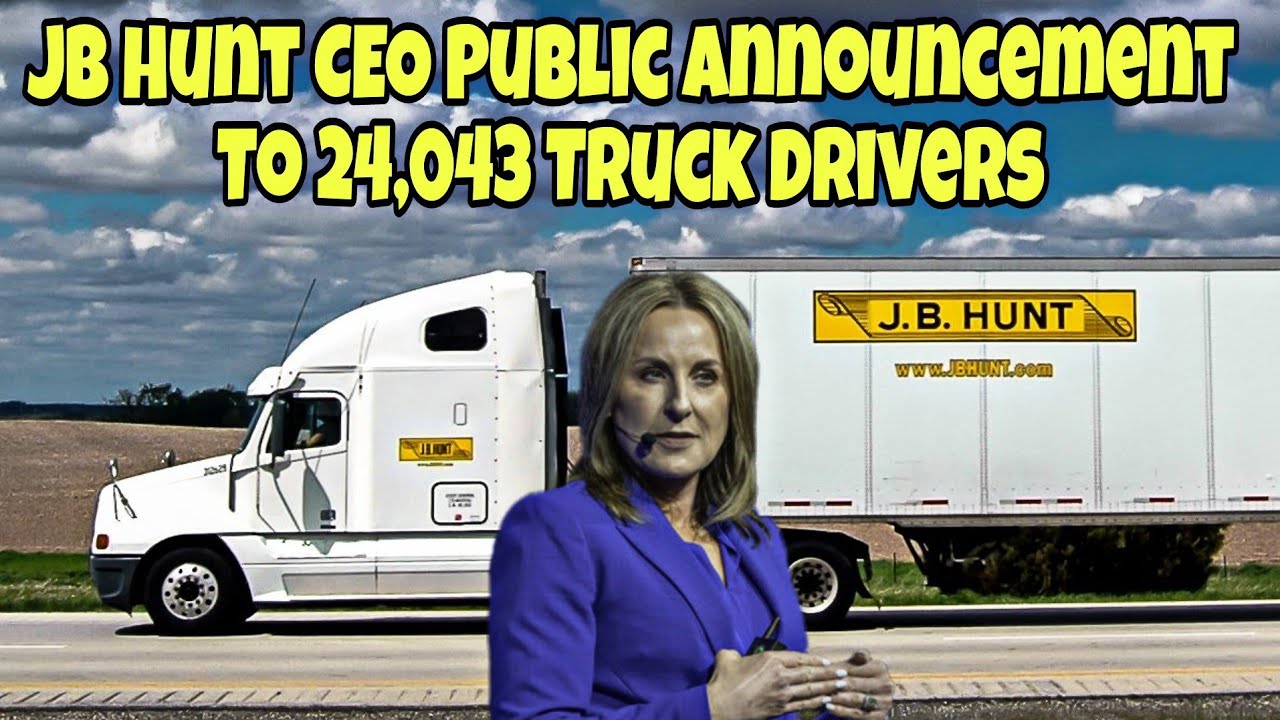 JB Hunt Announcement, 94 Yr Old Trucking Company Closing Terminal & 1,000 Tires Slashed!