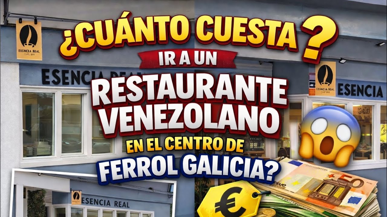 ¿Vale la pena? Restaurante venezolano en pleno centro de Ferrol Galicia 