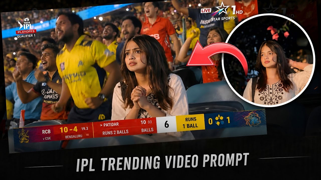 Instagram Trending IPL Video Editing Tutorial  | Create Viral IPL Trend Video For Free | Ai IPL