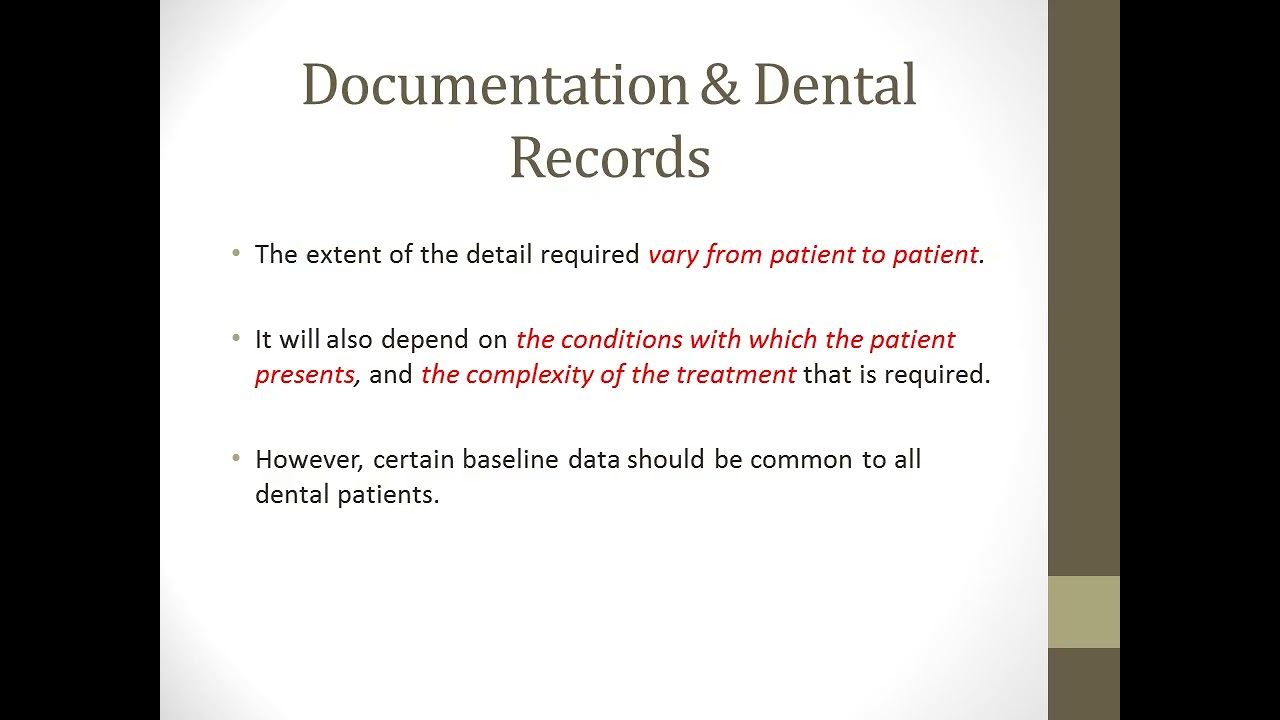 Dental records