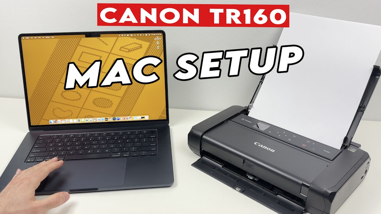 Canon PIXMA TR160 : How to Connect & Print With Mac Computer