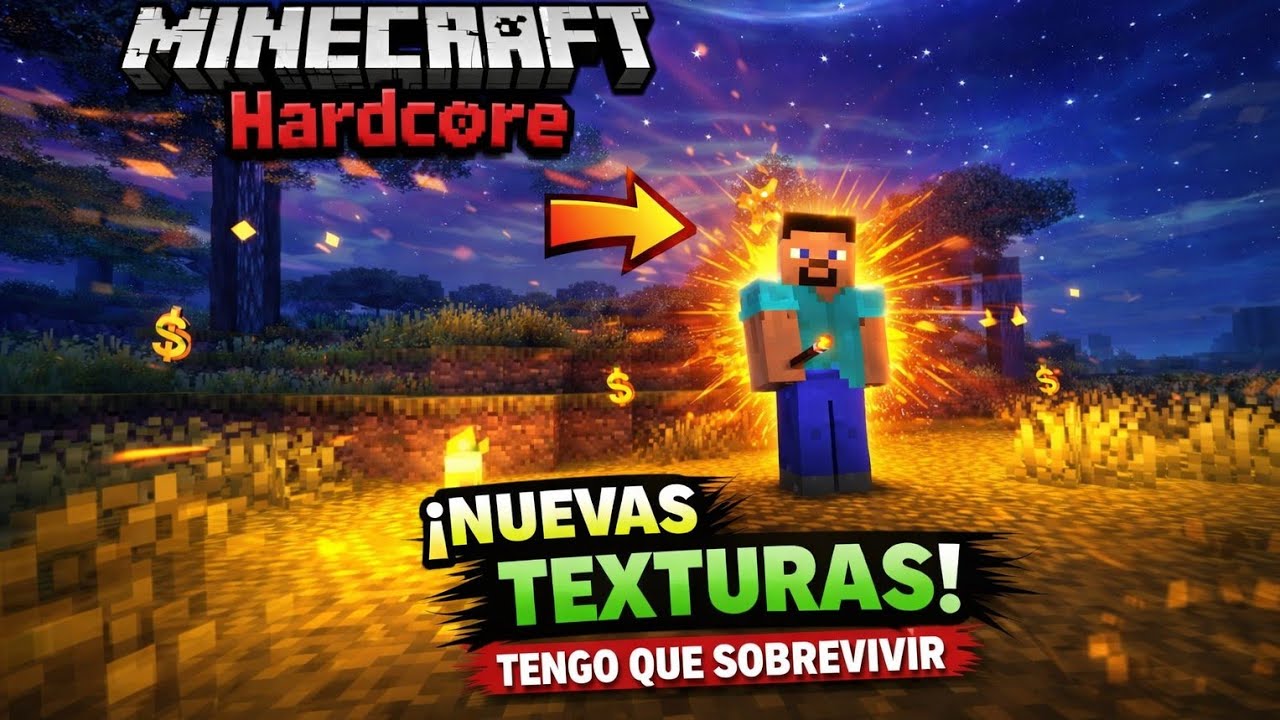 Minecraft con NUEVAS TEXTURAS sale todo mal