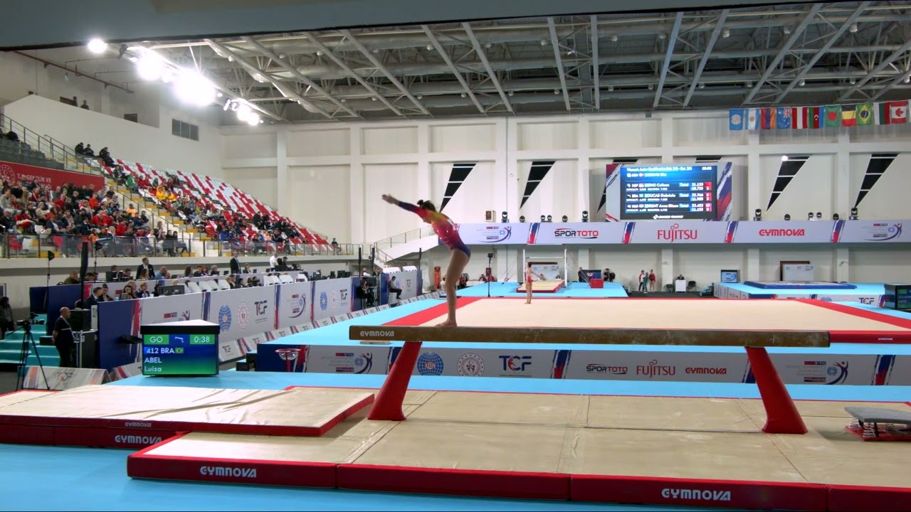 ABEL Luiza (BRA) - 2023 Artistic Junior Worlds - Qualifications Balance Beam
