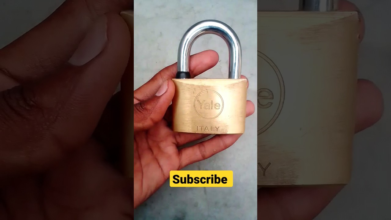 Yale original padlock #lock #lockpicking #padlock #doorlock #yale #shorts