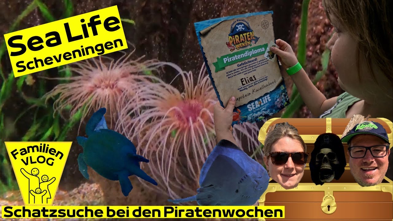 Sea Life Scheveningen - Schatzsuche bei den Piratenwochen