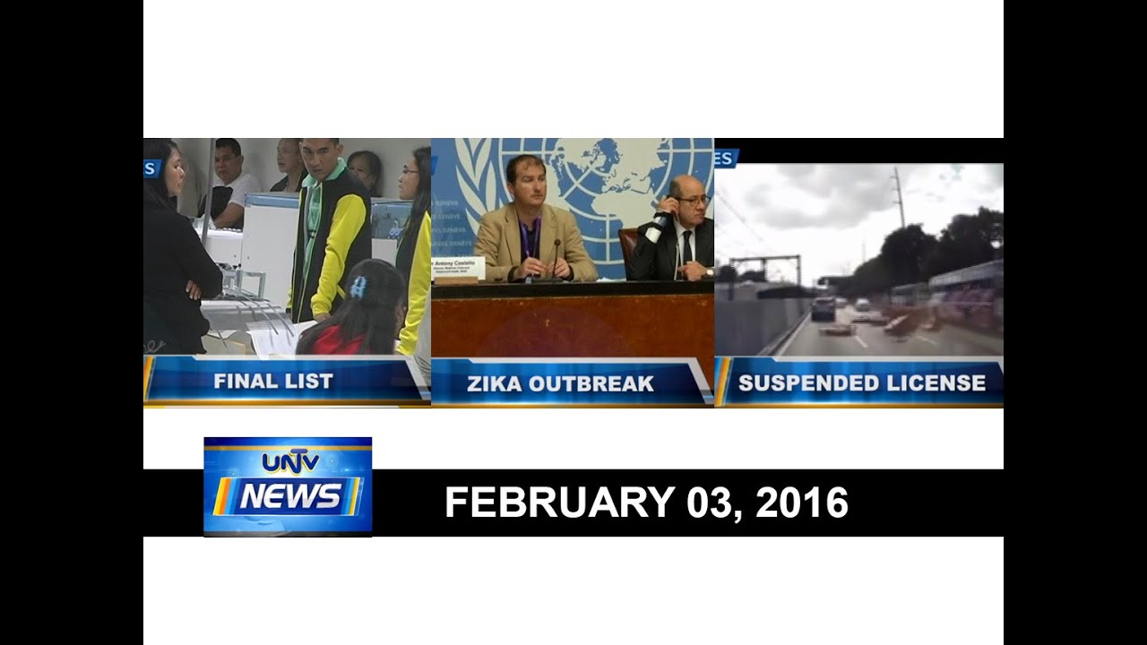 UNTV Life : UNTV News (February 03, 2016)