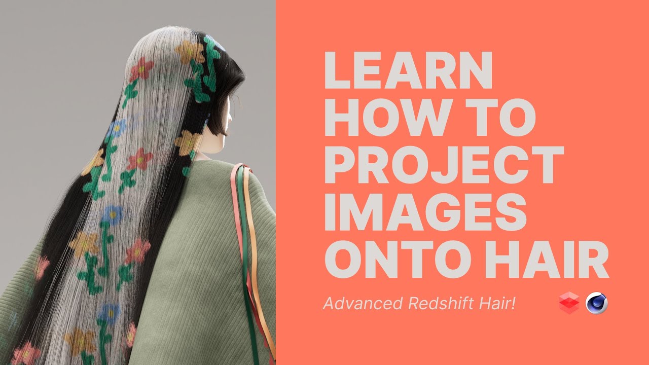 Putting images on Hair?! 💇‍♀️ (Redshift C4D craziness)