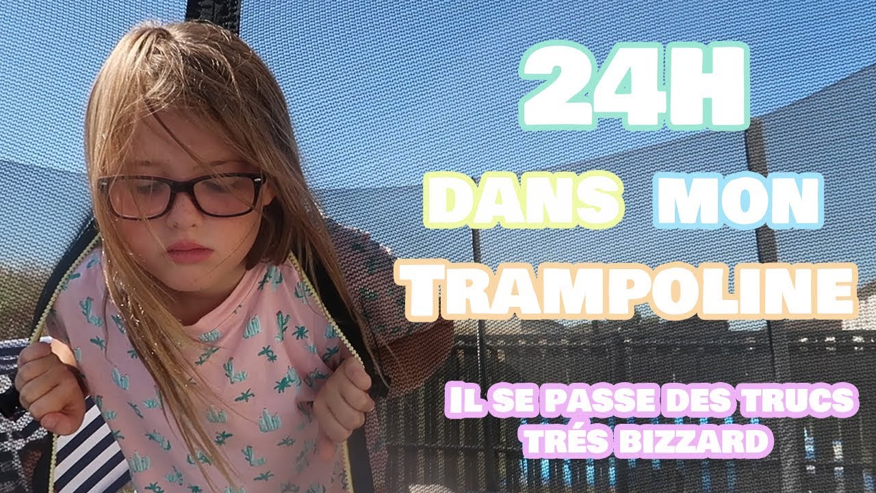 24H DANS MON TRAMPOLINE || Lunah Lucornah