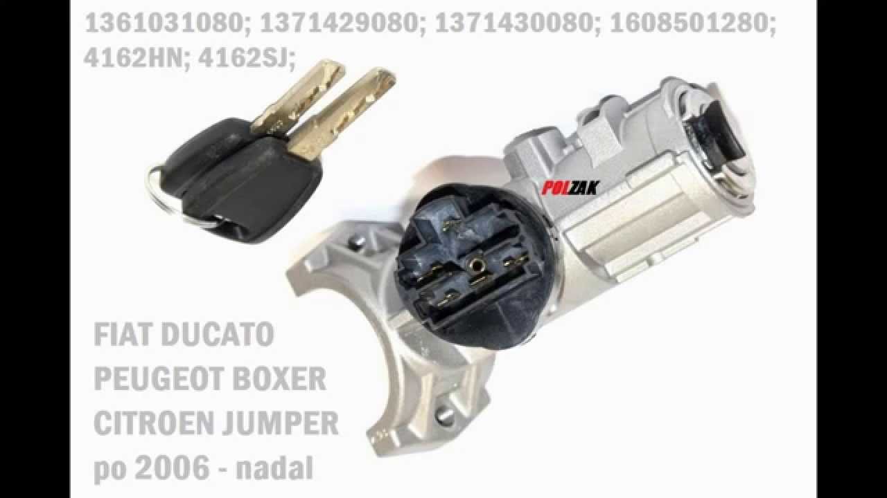 Stacyjka FIAT DUCATO CITROEN JUMPER PEUGEOT BOXER 2.2 2.3 3.0 Multijet HDI 2006- 1348421080 4162HN