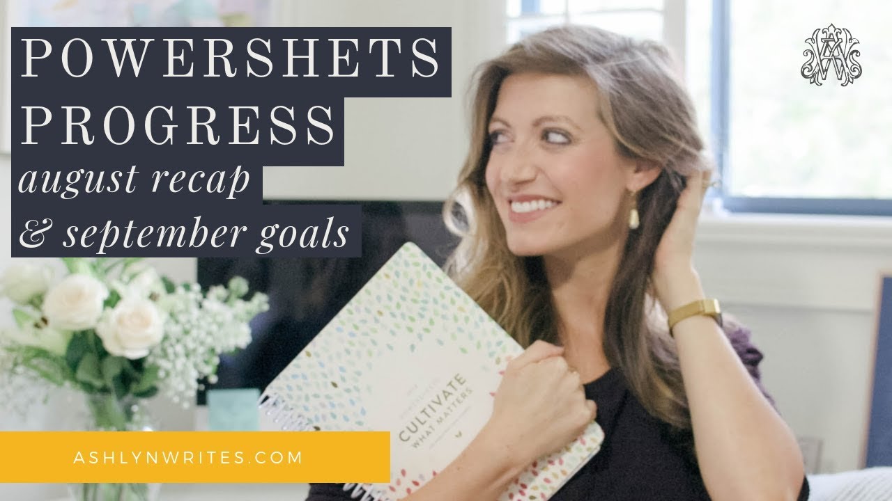 How I Set Goals Using Powersheets | September Plan With Me 📝
