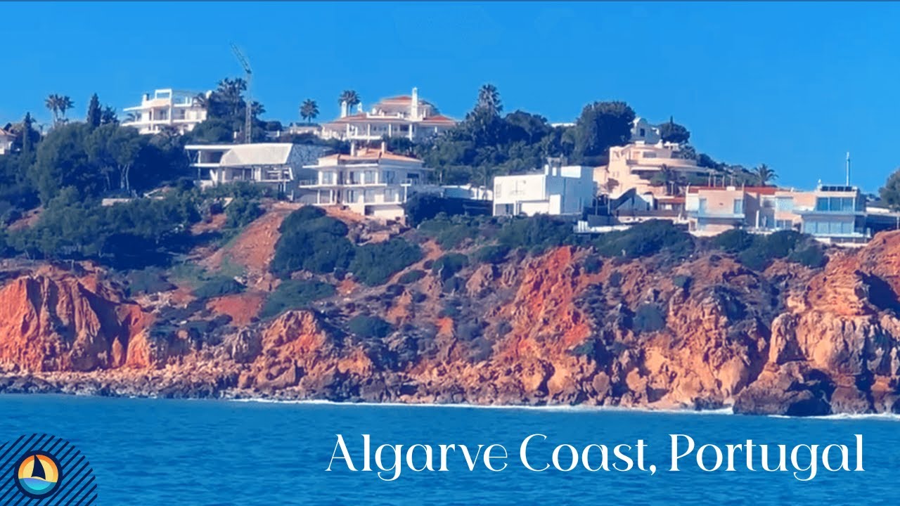 Ep34 |⛵Sailing Cascais to Albufeira, Portugal | Big Waves, Dolphins & Sunshine on the Algarve Coast