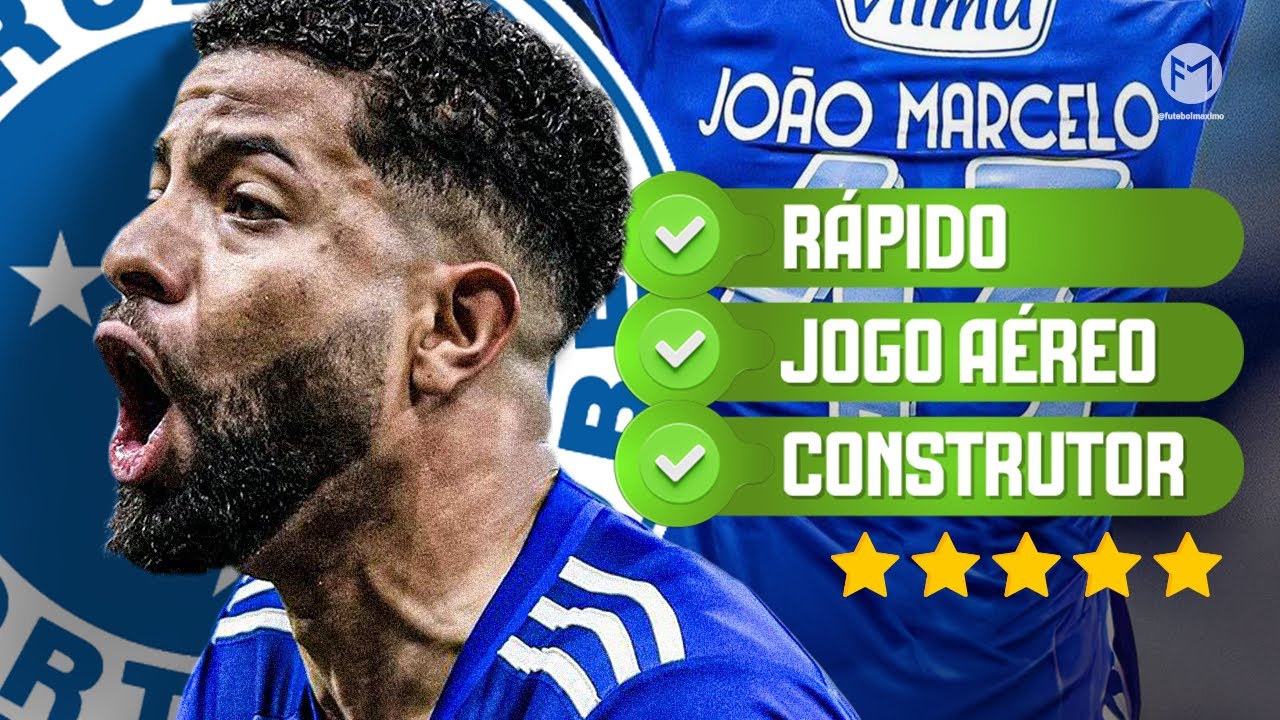 COMO JOGA JOÃO MARCELO, zagueiro do CRUZEIRO