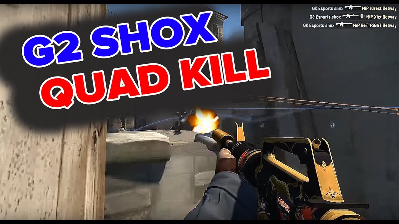 G2 SHOX QUAD KILL l DreamHack Masters Malmo 2017