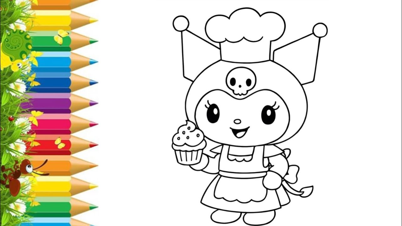 Рисование и раскрашивание куроми для детей и малышей