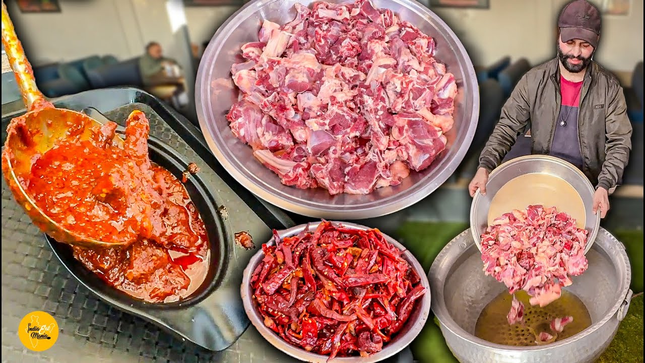 Rajasthan Wala Junglee Laal Maas Recipe In Jaipur l Jaipur Street Food
