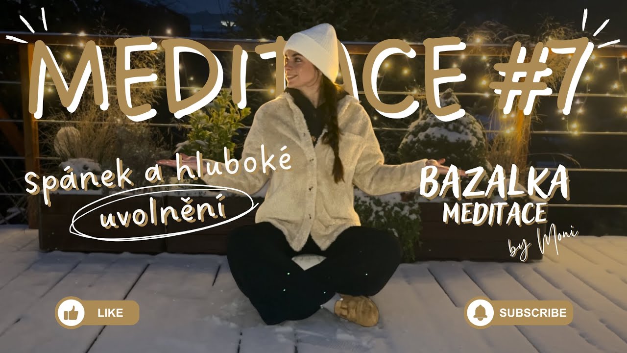 Vedená meditace #7 | 10 minut | Spánek a hluboké uvolnění za zvuku deště