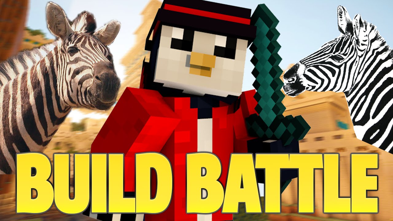 Minecraft BUILD BATTLE [Ep.53] - ZEBRA CAL!