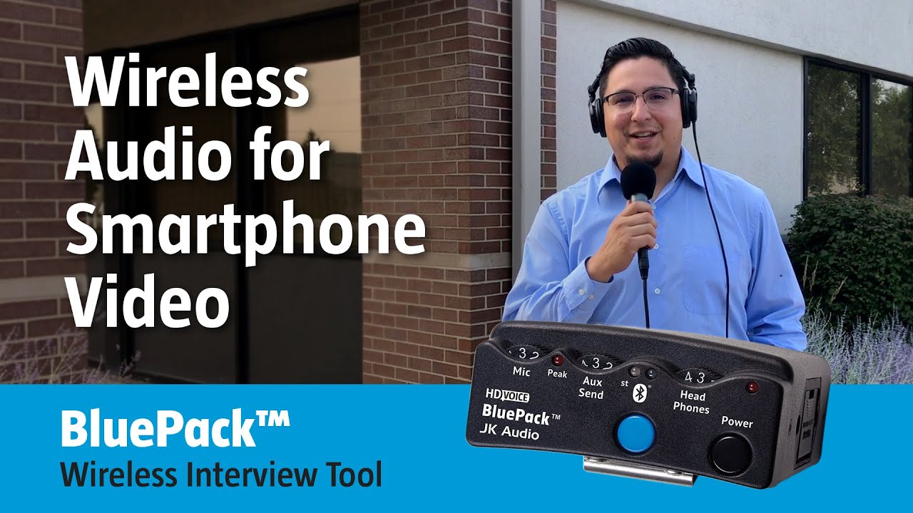 BluePack: Wireless Audio for Smartphone Video