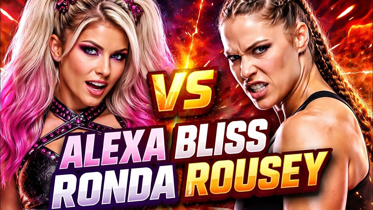 Alexa Bliss vs Ronda Rousey – Explosive WWE Showdown! 🔥 #wwe 