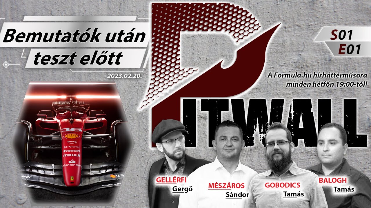 Pitwall: F1-es bemutatók után, teszt előtt (S01E01)