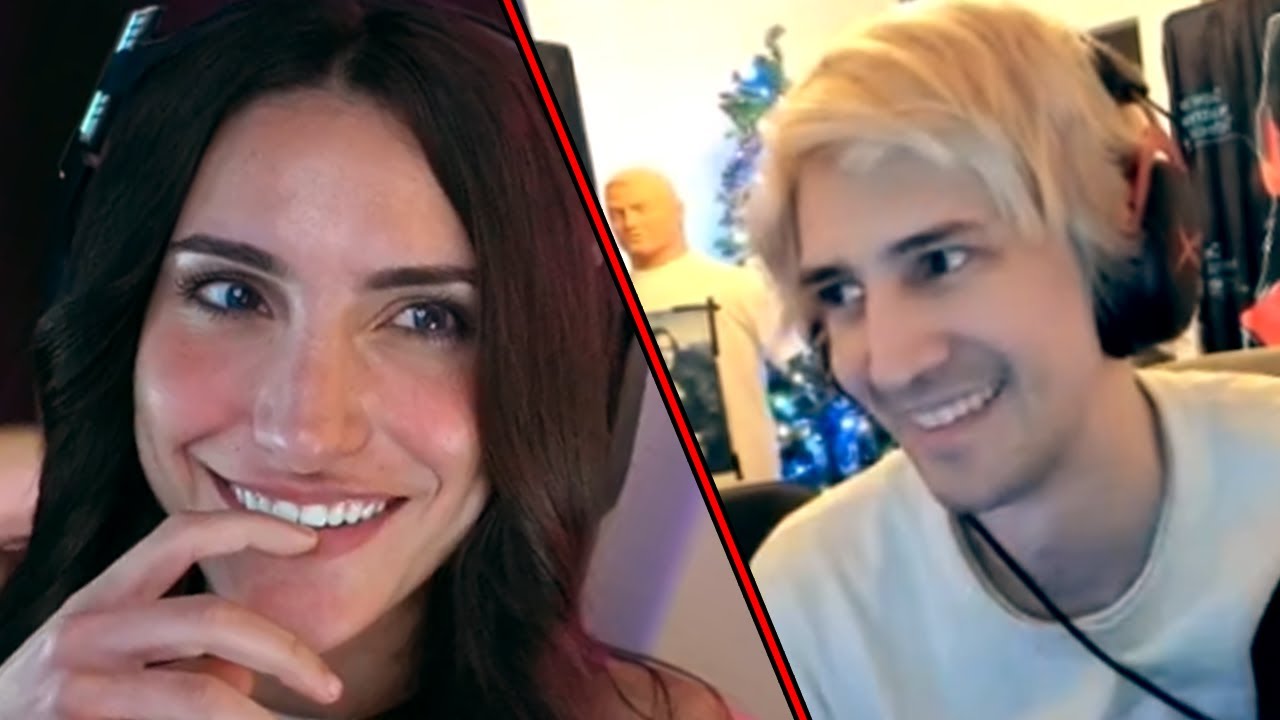xQc flirts with Nadia - BOTH CAMS - RIZZ OVERLOAD CAUTION