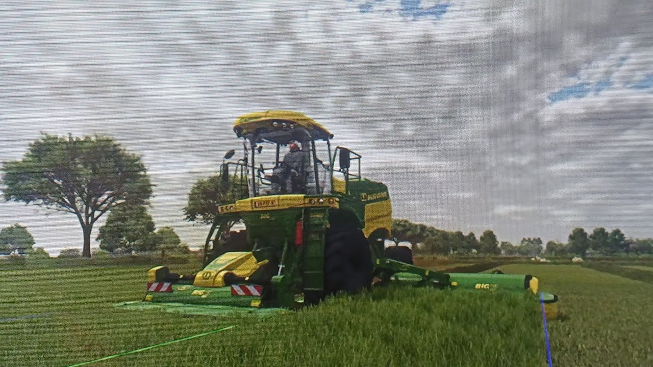 Mowing grass for silage & hay with the Krone Big M |Rottumer Island |Fs25 |Ps5 