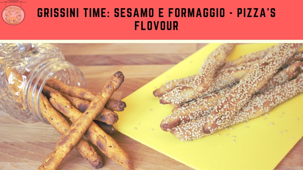Grissini Time: Sesamo e formaggio - Pizza's Flavour || Aperitivo ||  Una Fetta Di Paradiso