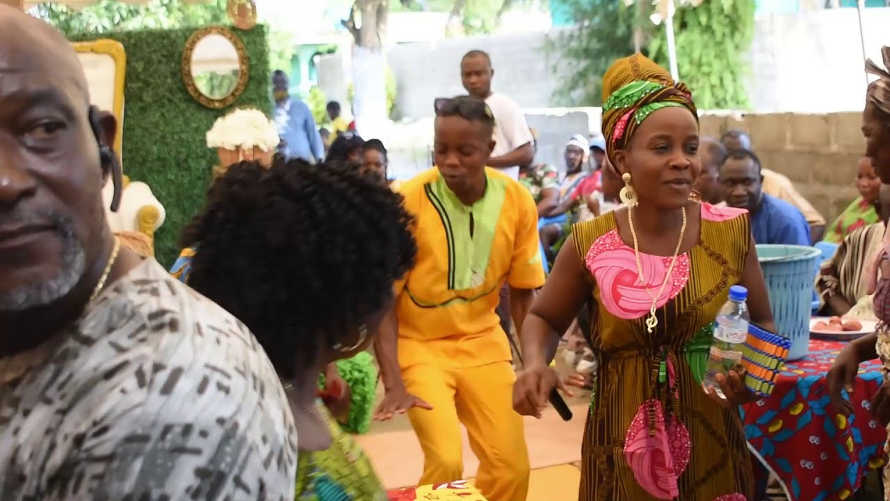 Nimba Traditional Music, Isaac Willie Performing During Lee Selekpo & Mercy Gofan Wedding Ceremony