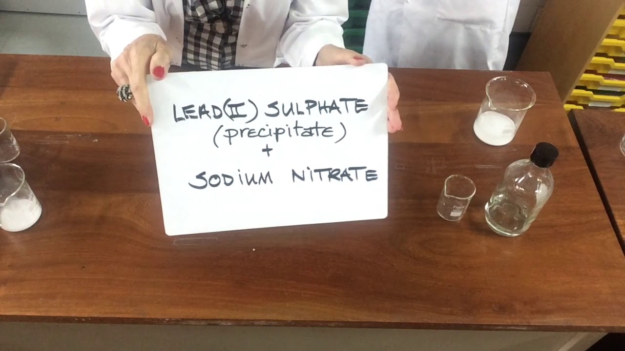 11 Making Lead II Sulphate Precipitation