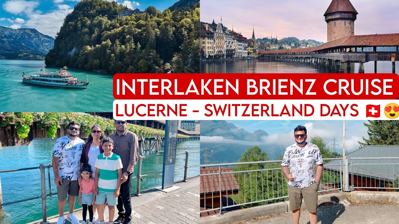Interlaken brienz cruise | Lucerne Switzerland days 🇨🇭 | fondue | Malayalam vlog