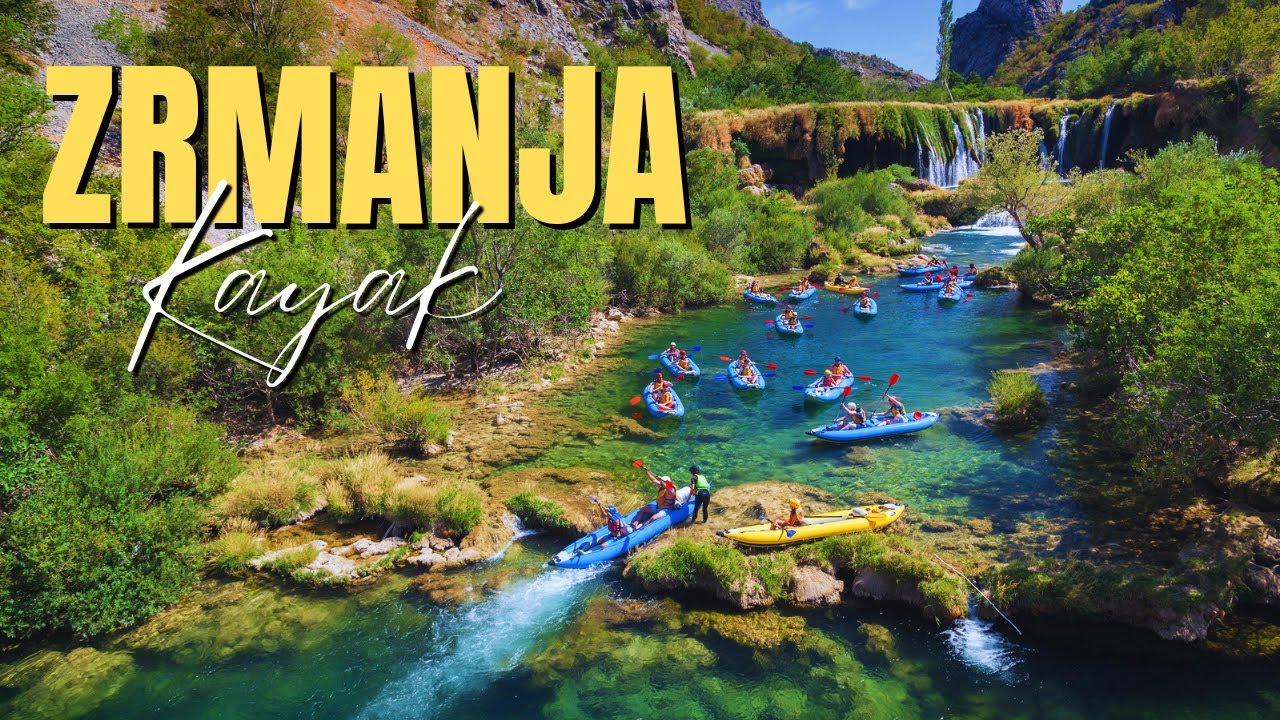 Kayaking on the Zrmanja River, Croatia