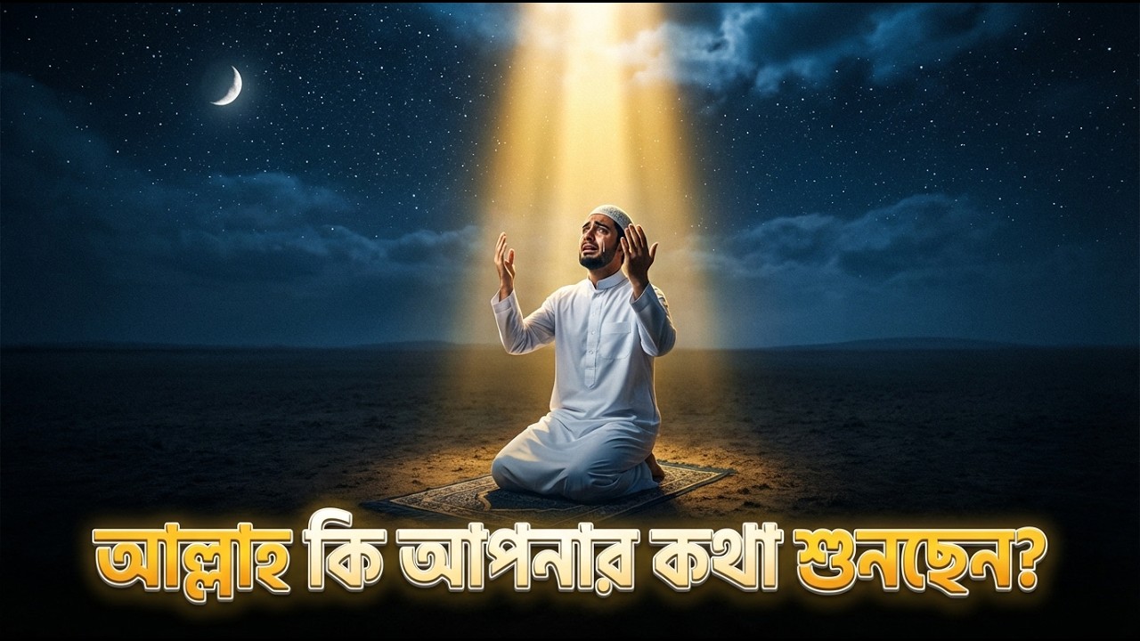 আমি যখন আপনার কাছে চাই, আমার মনে হয় আপনি আমার খুব কাছে: আল্লাহ কি আপনার কথা শুনছেন?