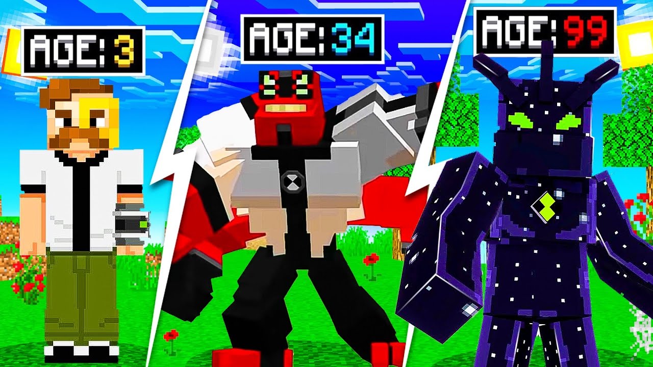 Evolving BEN 10 ALIENS to GOD ALIENS in Insane Craft