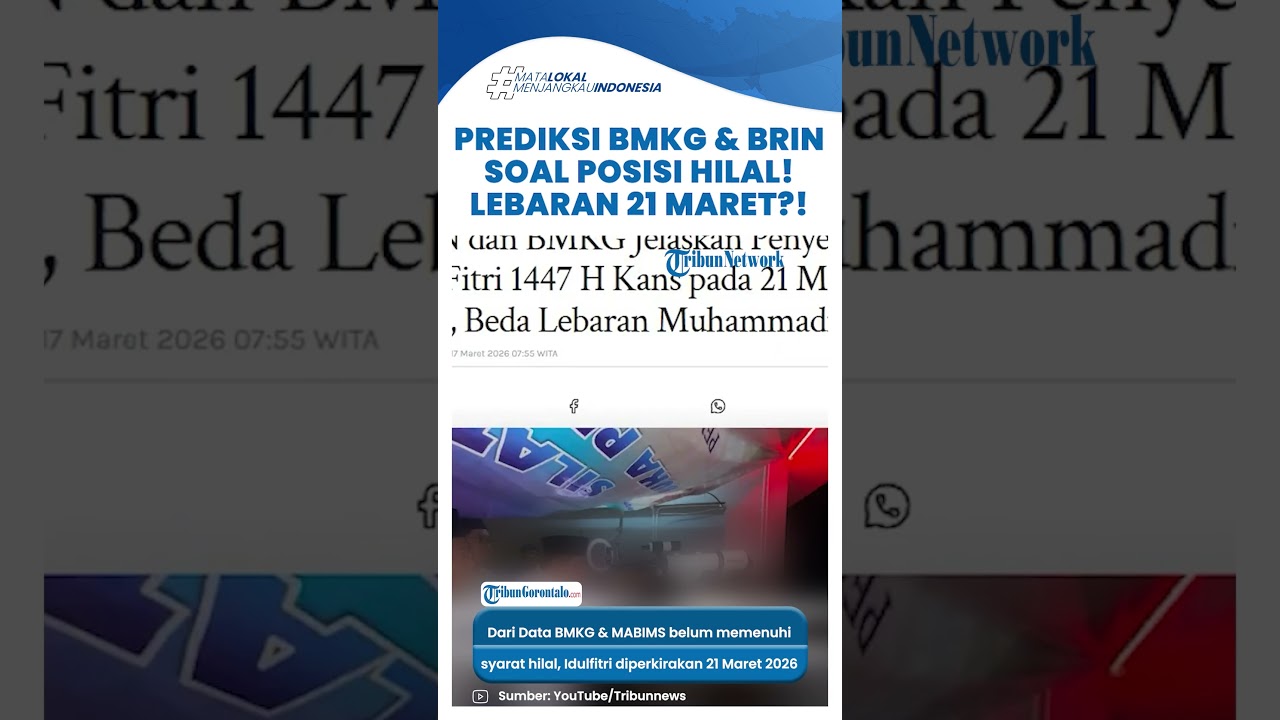 Jelang SIdang Isbat! BMKG & BRIN Kompak: Hilal Belum Penuhi Syarat, Lebaran 2026 Diprediksi Mundur?