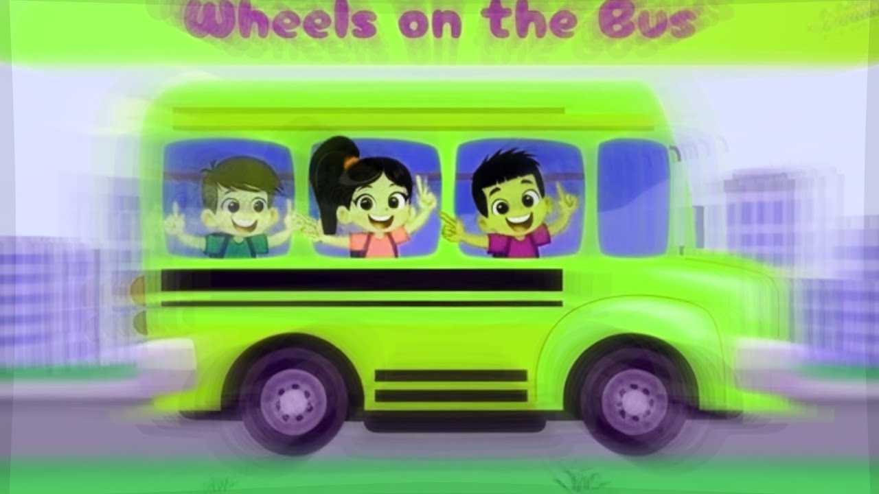 Wheels On The School Bus | Counting 1 To 10 | Sponsored by: Gamavision Csupo Effects 