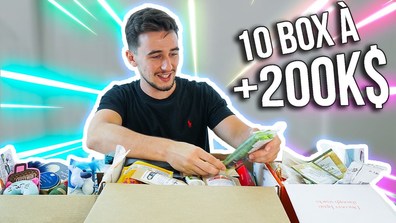 J'ai acheté 10 box qui font +200k€/mois (Unboxing)