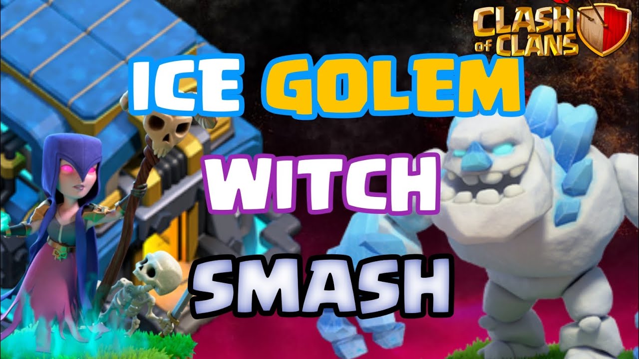 TH 12 Ice Golem Witch Attack With Bat Spell | Best Attack Strategy In Th 12 || Clash Of Clans