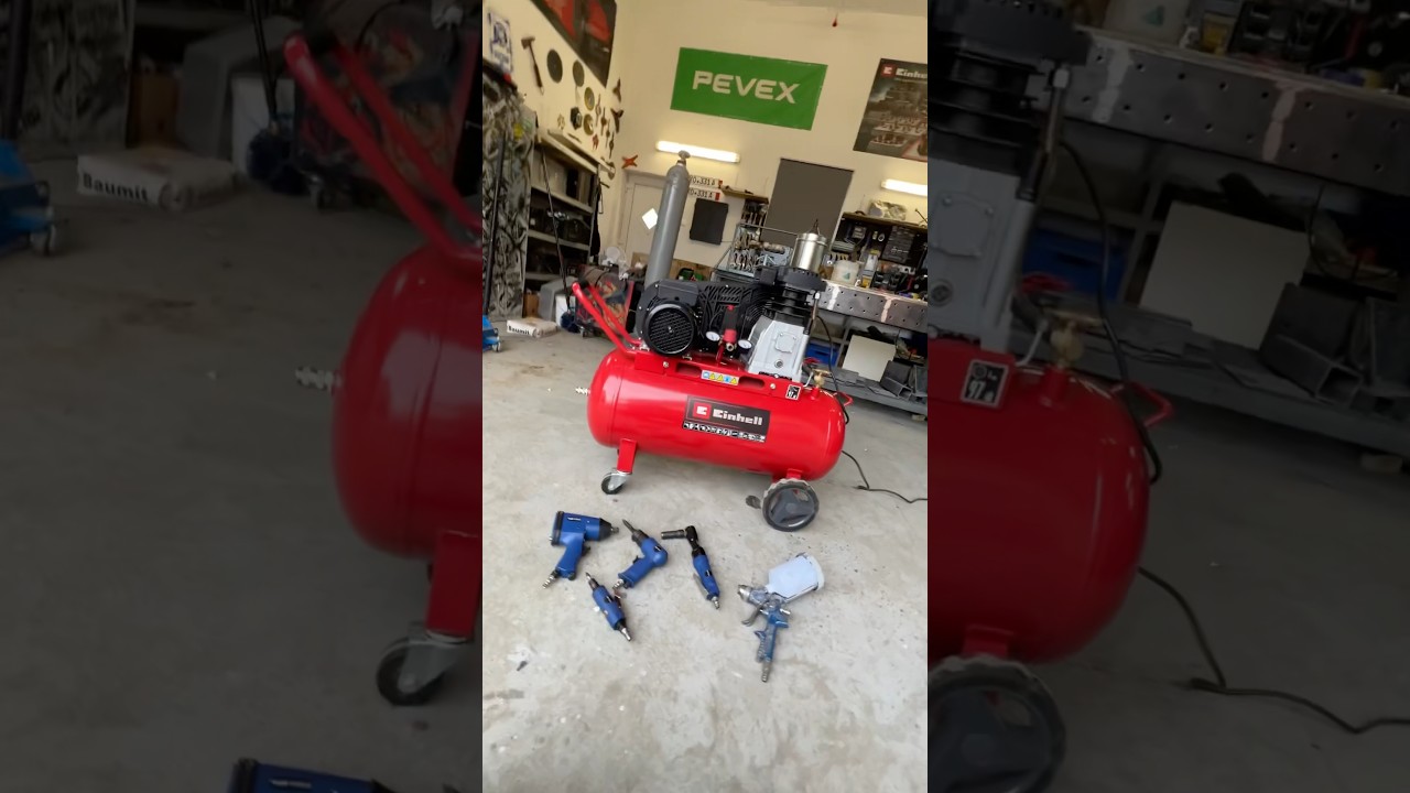 New Einhell Compressor?! @Einhell_DACH #einhell #tools #powertools #compressor #pressure #unboxing