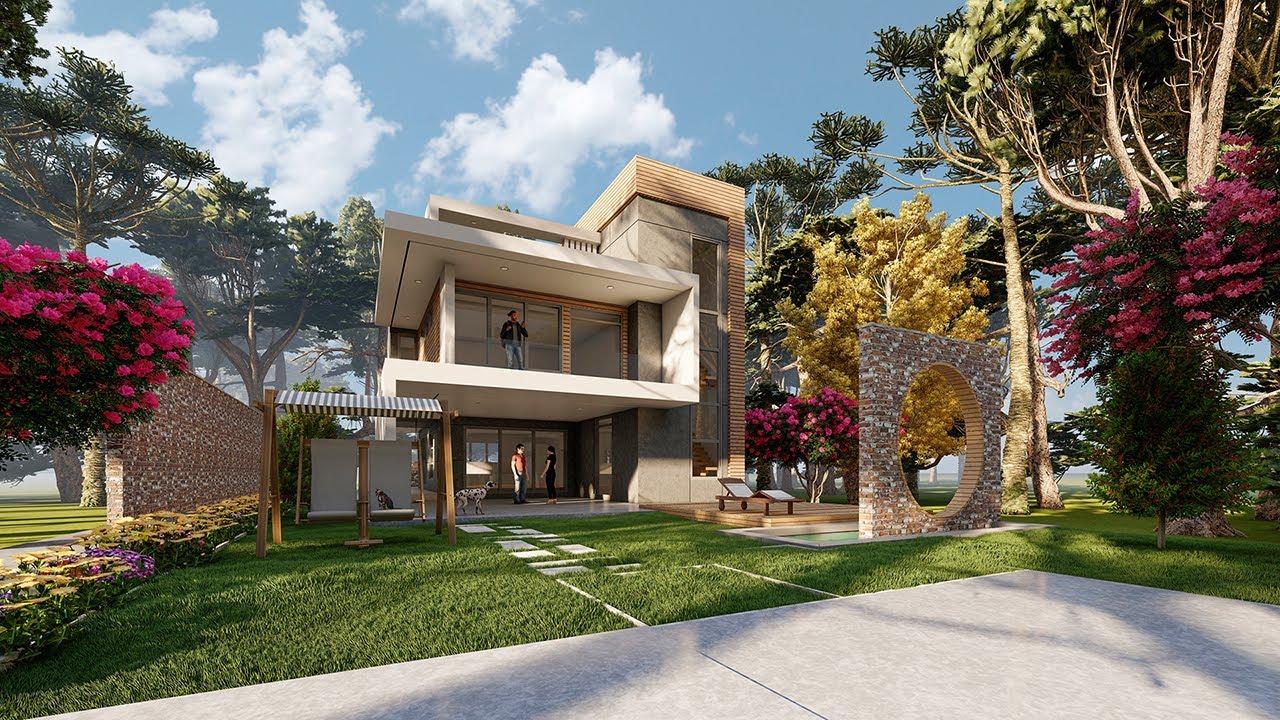 Lumion 11 ile Gerçekçi Dış Mekan Renderı