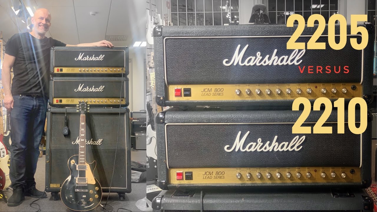 Marshall JCM800 2205 vs 2210
