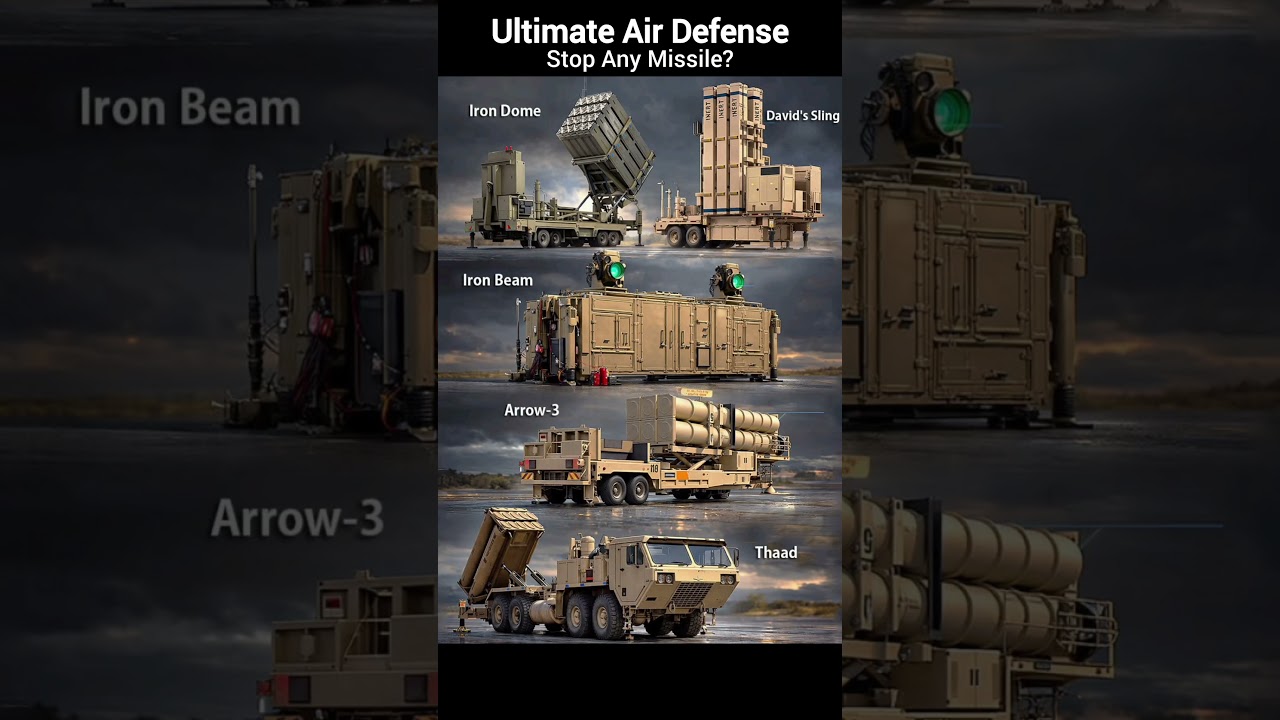 Iron Dome vs THAAD vs Arrow-3  #military #shorts
