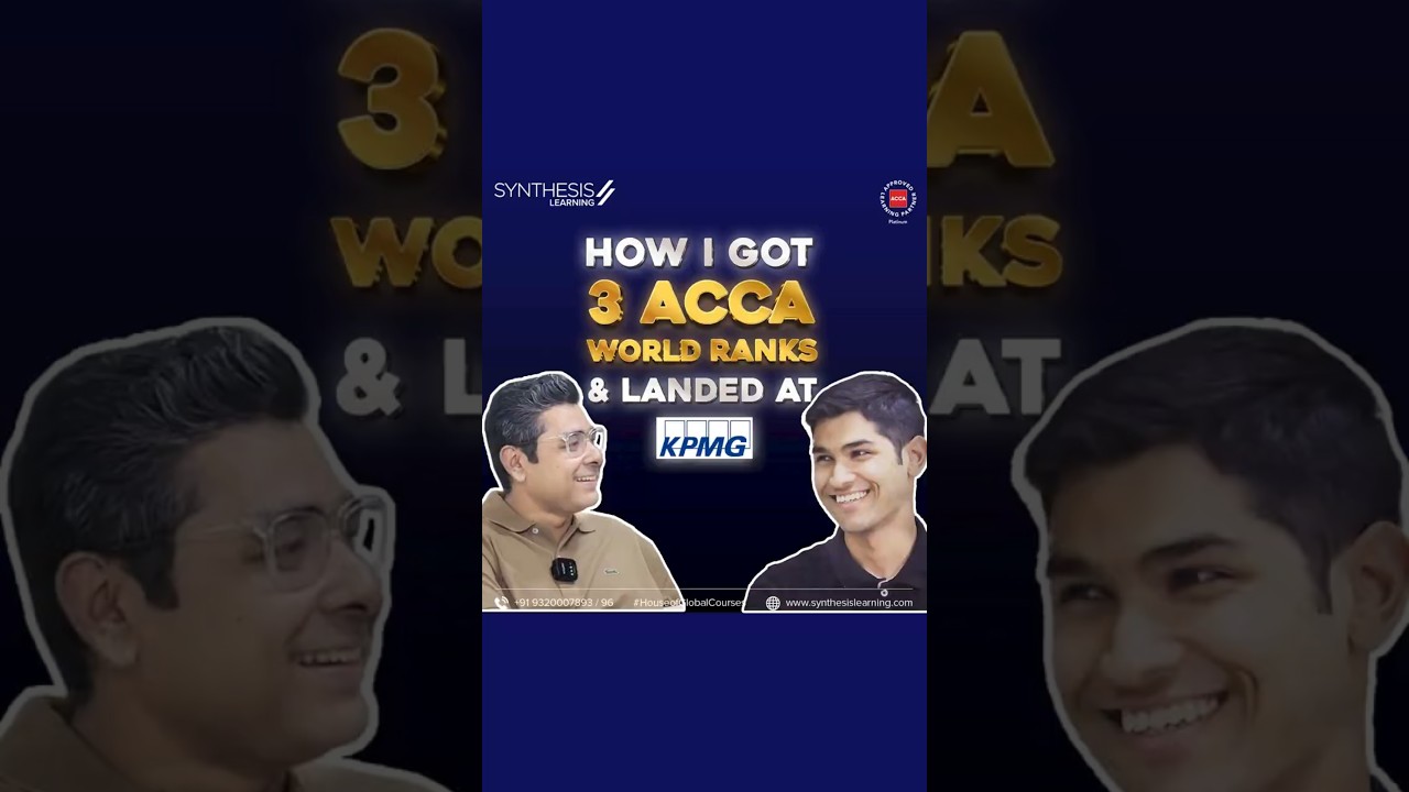 How Raghav Goyal Got 3 ACCA World Ranks!🔥