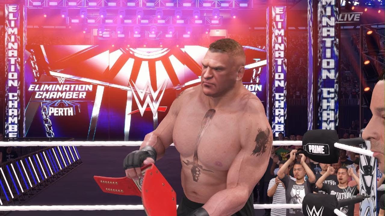 WWE What If Brock Lesnar Vs Kane 2