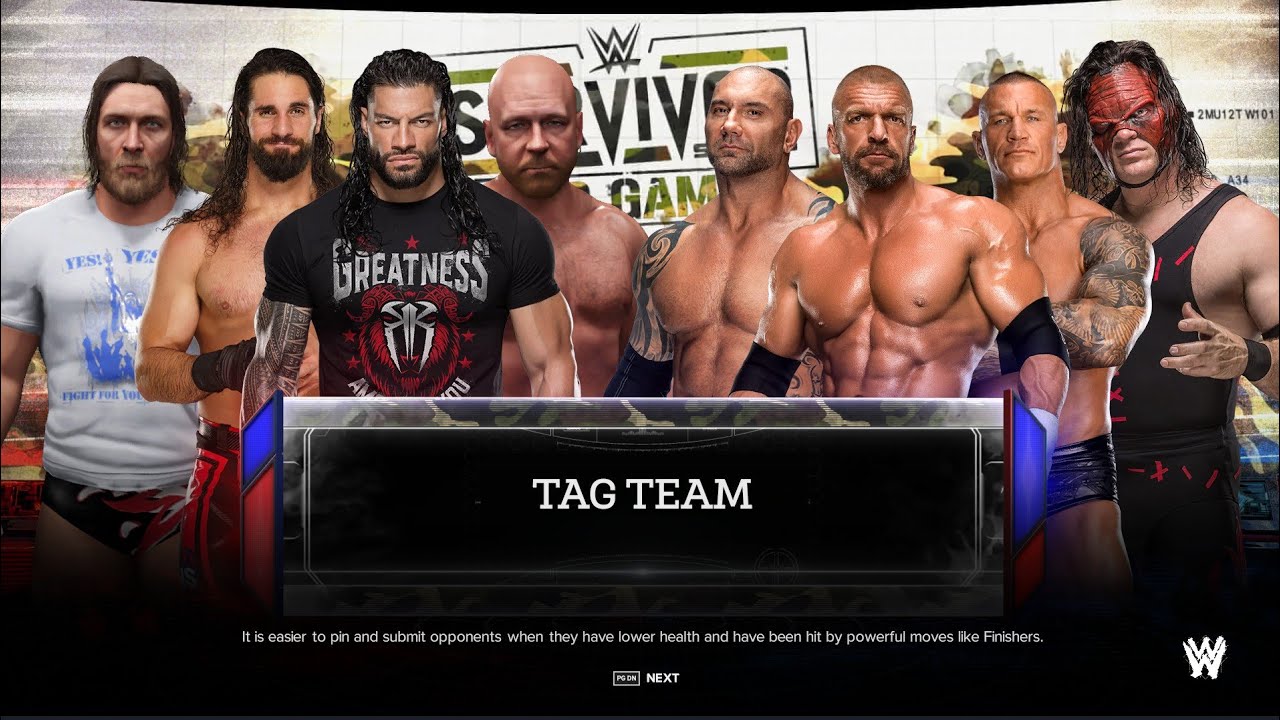 WWE 2K25 The Shield Vs. Evolution | Tag Team Match 