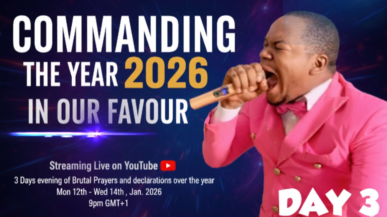 COMMANDING THE YEAR IN OUR FAVOUR | PROPHETIC PRAYERS (LIVE) DAY 3