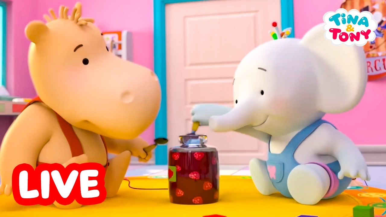 🔴 EN DIRECT ! Les épisodes chaleureux et réconfortants de Tina et Tony | Dessins animés pour enfants