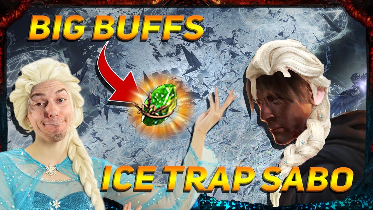 Big Buffed BOSSING - Ice Trap Saboteur League Starter Build Guide! [3.18 UPDATED]